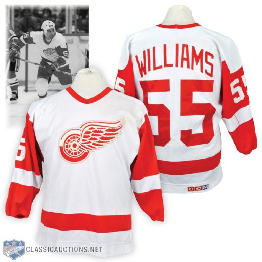 Dave "Tiger" Williams 1984-85 Detroit Red Wings Game-Worn Jersey 