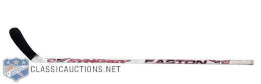 Jarome Iginlas Calgary Flames Easton Synergy Signed Game-Used Stick