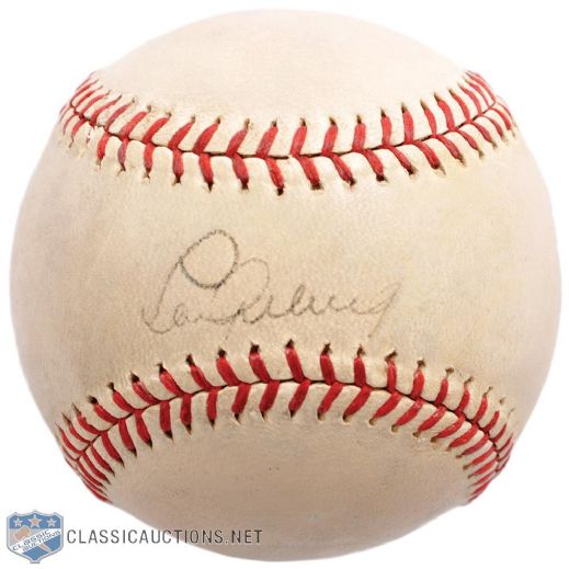 Lou Gehrig Circa 1936 Signed Baseball with PSA/DNA LOA