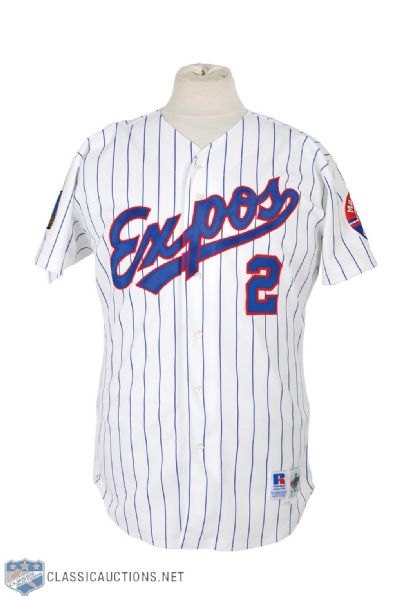 Tim Spehrs 1994 Montreal Expos Game-Worn Jersey with 125th Patch