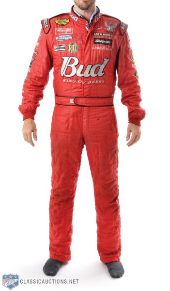 Dale Earnhardt Jrs 2005 Nascar Nextel Cup Signed Race-Worn Fire Suit - Photo-Matched!