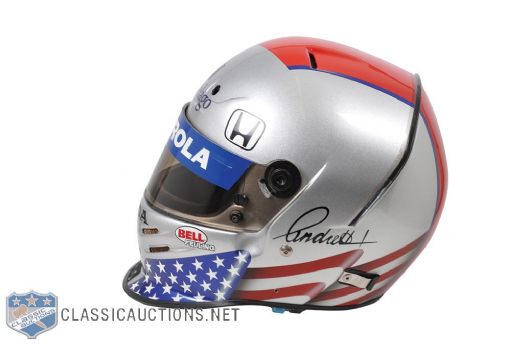 Michael Andrettis 2001 CART Team Motorola Race-Worn Bell Feuling II Helmet