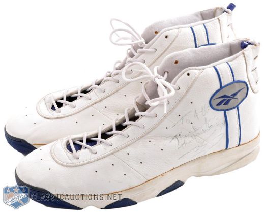 Shaquille ONeals Signed Reebook Game-Worn Shoes with LOA