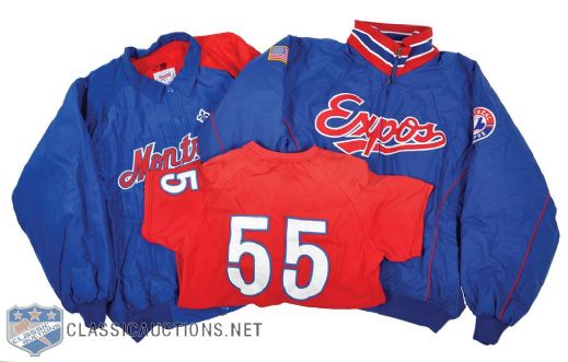 Montreal Expos 1990s/2000s Warm-Up Jersey and Jackets (2) Collection 