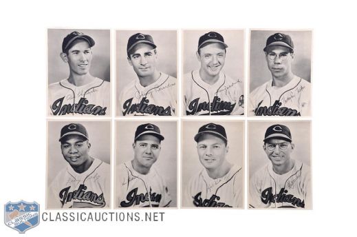Late-1940s Philadelphia Athletics Team-Issued Pictures (48) and Cleveland Indians 1948 Photo Pack (30) 