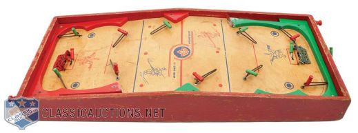 Vintage Munro Wooden Tabletop Hockey Game