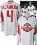 Vincent Lecavaliers 2007 NHL All-Star Game Signed Eastern Conference Game-Worn Jersey with NHLPA COA