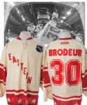 Martin Brodeurs 2004 NHL All-Star Game Signed Eastern Conference Game-Worn Jersey with LOA