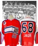 Jaromir Jagrs 2000 NHL All-Star Game World All-Stars Signed Game-Worn Jersey
