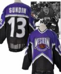 Mats Sundins 1996 NHL All-Star Game Western Conference Signed Game-Worn Jersey