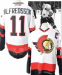 Daniel Alfredssons 2000-01 Ottawa Senators Game-Worn Playoffs Captains Jersey with Team LOA