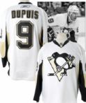 Pascal Dupuis 2009-10 Pittsburgh Penguins Game-Worn Playoffs Jersey with <BR>His Signed LOA