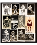 Boston Bruins 1950s to 2003-04 Postcard and Team Card Collection of 600+ Including 45 Signed 
