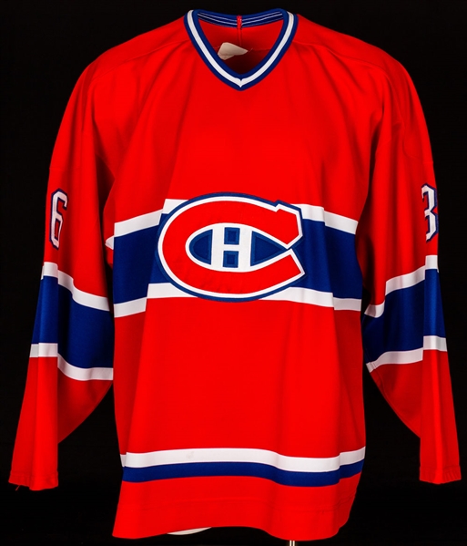 Murray Baron’s 1996-97 (Gerry Fleming) Montreal Canadiens Game-Worn Jersey with Team LOA