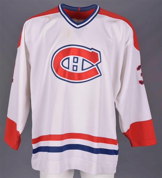 Emonds Mid-1990s Montreal Canadiens Training Camp Game-Worn Jersey with Team LOA