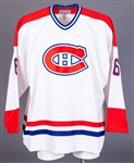 Scott Frasers 1995-96 Montreal Canadiens Game-Issued Jersey with Team LOA