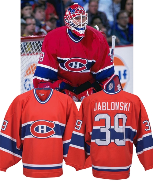 Pat Jablonskis 1996-97 Montreal Canadiens Game-Worn Jersey with Team LOA 
