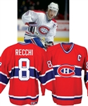 Mark Recchis Late-1990s Montreal Canadiens Game-Worn Captains Jersey with Team LOA