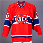Pierre Sevignys Mid-1990s Montreal Canadiens Game-Worn Rookie-Era Jersey Obtained from Team with LOA  