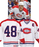 J.J. Daigneaults Mid-1990s Montreal Canadiens Game-Worn Captains Jersey with Team LOA