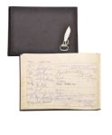 Autograph Book Signed by 115+ with Hockey and Other Sports Athletes, Musicians, Astronauts and  Celebrities