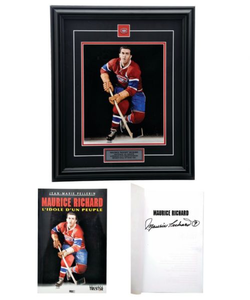 Maurice Richard Montreal Canadiens Memorabilia and Autograph Collection of 13