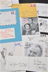 Humorists / Cartoonists Autograph Collection of 9 with Ketcham, Lewis and Others with JSA LOA
