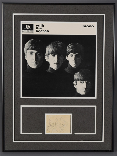 The Beatles Signed "With The Beatles" Framed Display with JSA LOA (24 1/4" x 18 1/4")