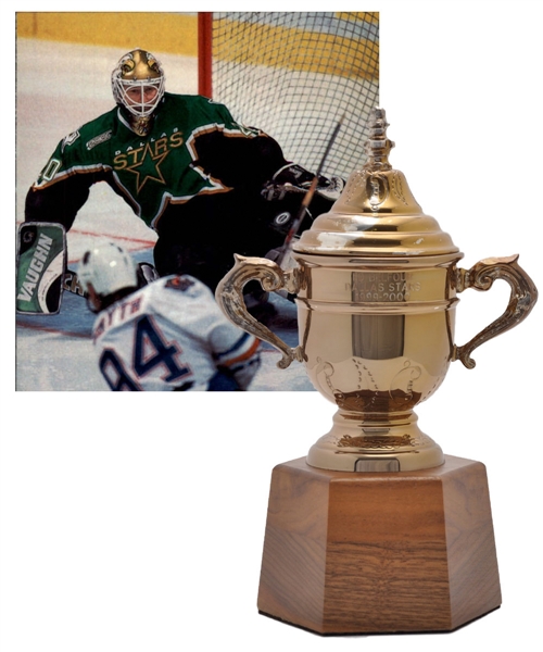 Ed Belfours 1999-2000 Dallas Stars Clarence Campbell Bowl Championship Trophy (11")