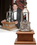 Ed Belfours 1990-91 Chicago Black Hawks Vezina Trophy with His Signed LOA (13")
