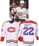 Steve Shutts Early-1980s Montreal Canadiens Game-Worn Jersey with LOA - Team Repairs!