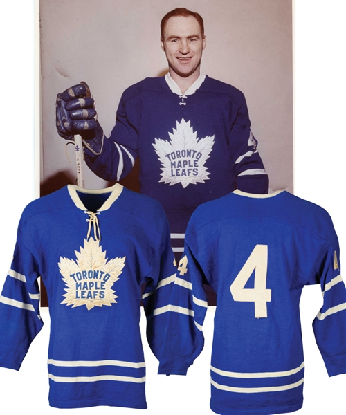 Red Kellys 1962-63 Toronto Maple Leafs Game-Worn Wool Jersey with LOA - Stanley Cup Championship Season! - Photo-Matched!