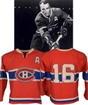 Henri Richards 1968-69 Montreal Canadiens Game-Worn Jersey with LOA - Photo-Matched!