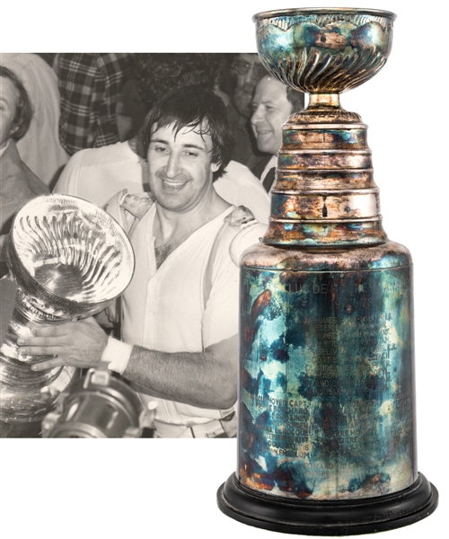 Guy Lapointes 1977-78 Montreal Canadiens Stanley Cup Championship Trophy from His Personal Collection with LOA (13")