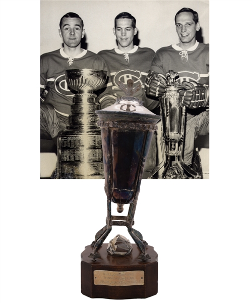 Jacques Laperrieres 1967-68 Montreal Canadiens Prince of Wales Championship Trophy with His Signed LOA (13")
