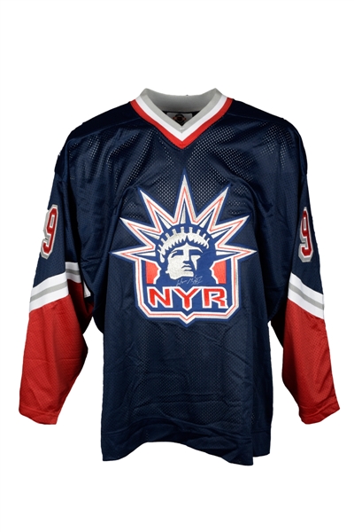 Wayne Gretzky Signed New York Rangers Lady Liberty Jersey