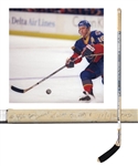 Brett Hulls 1996-97 St. Louis Blues "486th NHL Goal" Easton Ultra A/G 6000 Game-Used Stick