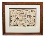 1903 Hochelaga Lacrosse Team Framed Team Photo (21 ¼” x 25 ¼”)