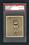 1933-34 World Wide Gum Ice Kings V357 Hockey Card #1 HOFer Aubrey "Dit" Clapper RC - Graded PSA 8 - Highest Graded!