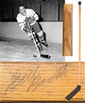Bill Barilkos 1947-48 Toronto Maple Leafs Stanley Cup Champions Game-Used Team-Signed Stick by 18 with Barilko, Broda, Bentley, Kennedy and Others