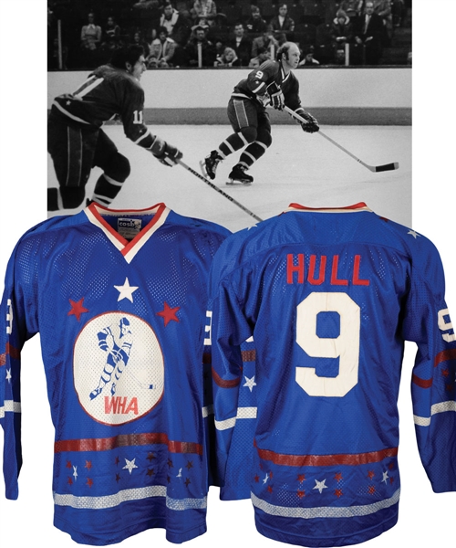 Bobby Hulls 1972-73 WHA All-Star Game "West All-Stars" Game-Worn Jersey