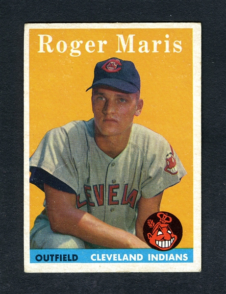 1958 Topps Baseball #47 Roger Maris Rookie Card