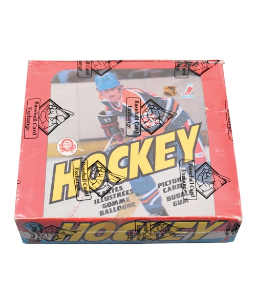 1982-83 O-Pee-Chee Hockey Wax Box (48 Unopened Packs) - BBCE Certified