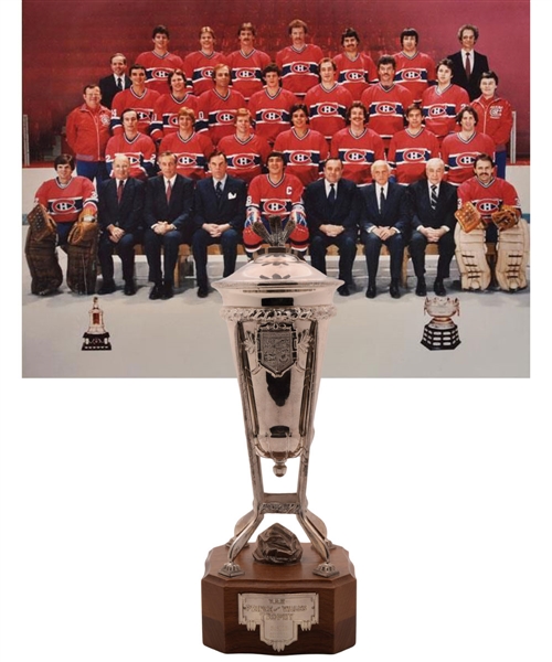 Gaston Gingras 1980-81 Montreal Canadiens Prince of Wales Championship Trophy from His Collection