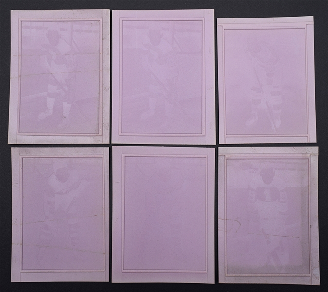 Boston Bruins 1930s Player Printing Plate Collection of 24 with Ross, Shore, Clapper, Oliver, Thompson and Barry
