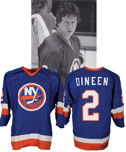 Gord Dineens 1984-85 New York Islanders Game-Worn Jersey