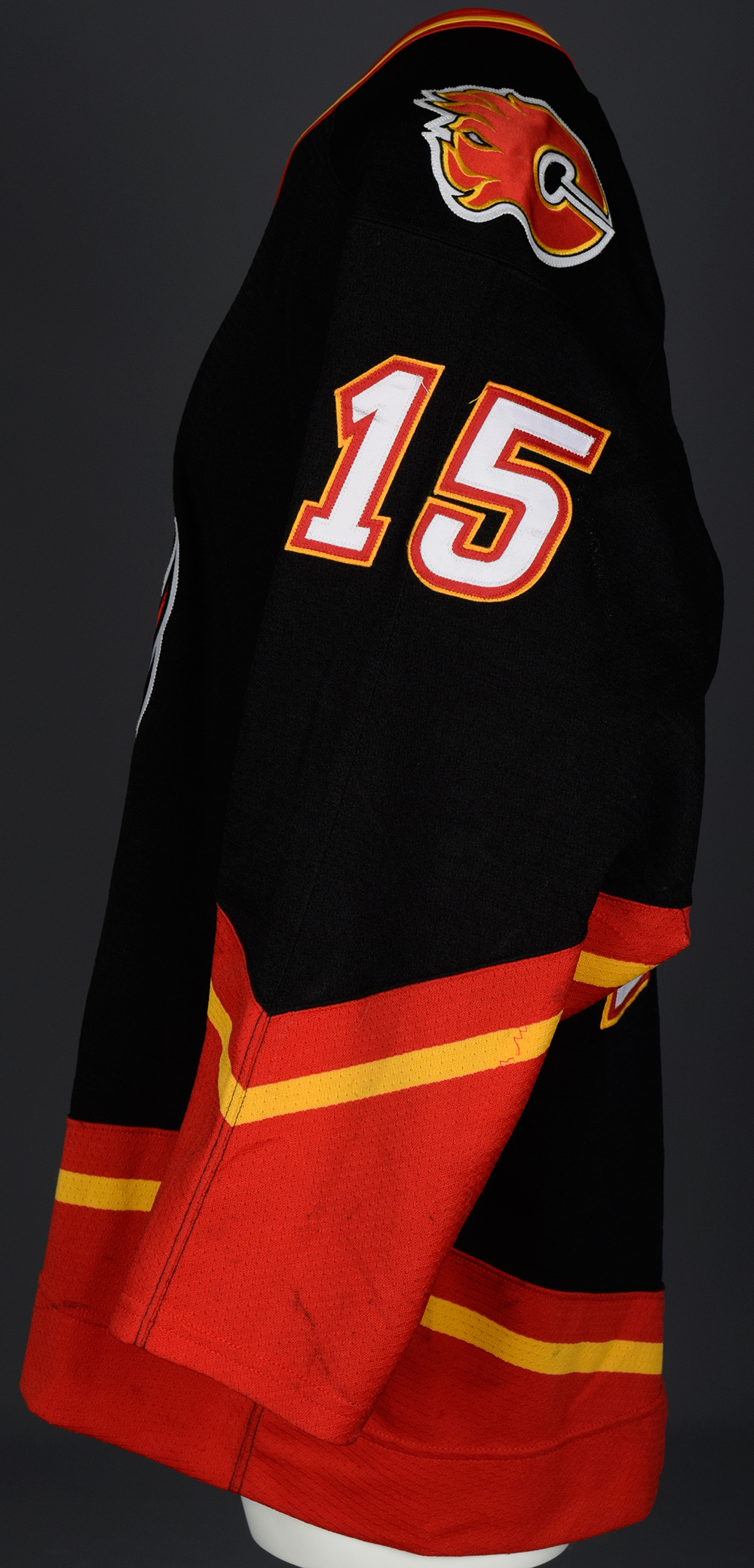 Martin St. Louis 99'00 ROOKIE Calgary Flames Game Worn Jersey