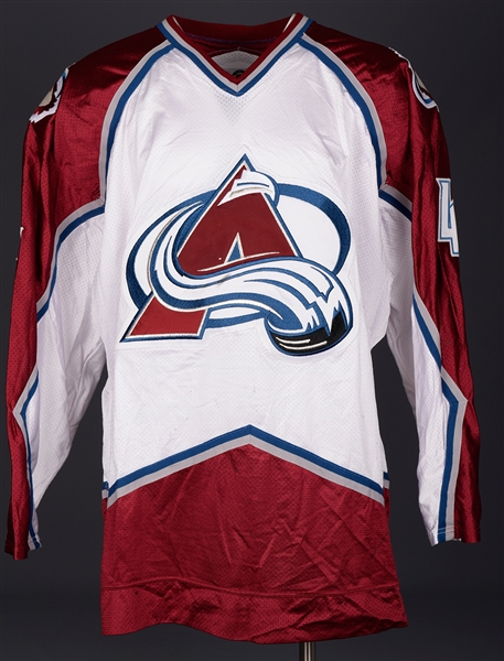 Uwe Krupps 1997-98 Colorado Avalanche Game-Worn Jersey with Team LOA