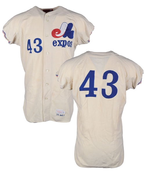 Don Hahns 1970 Montreal Expos Game-Worn Flannel Jersey