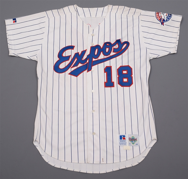 Moises Alous 1993 Montreal Expos Game-Worn Jersey with LOA